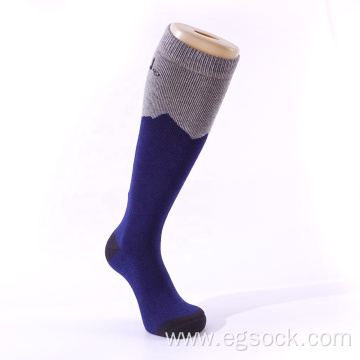 Sport long knee high skiing socks